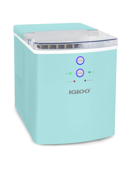 Máquina de Hielo Igloo Aqua - 14,97 kg/día - Portátil