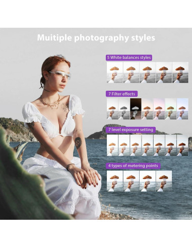 Cámara Digital 4K WIKICO 56MP con Lente Gran Angular y Macro