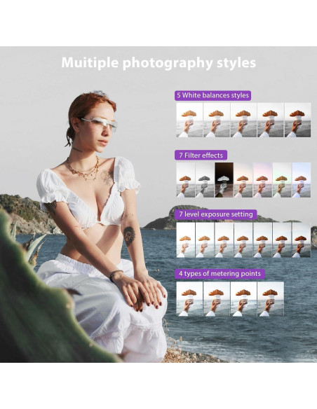 Cámara Digital 4K WIKICO 56MP con Lente Gran Angular y Macro