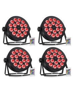 Luces Par LED 90W RGBW 4 en 1 - Paquete de 4