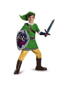 Disfraz Deluxe Link Leyenda de Zelda Niños Mediano