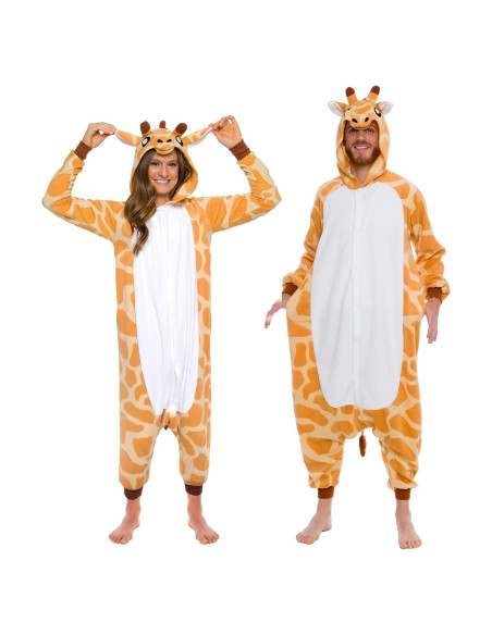Disfraz de una sola pieza Funziez! Jirafa para adultos