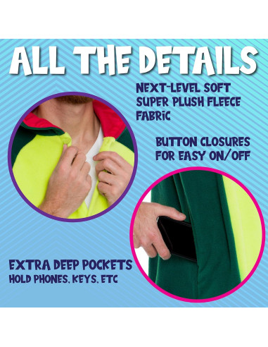 Mono de Dinosaurio Funziez! para Adultos - T-Rex Verde