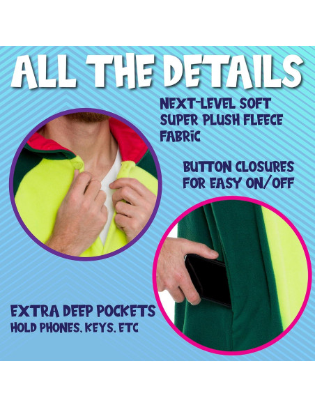 Mono de Dinosaurio Funziez! para Adultos - T-Rex Verde