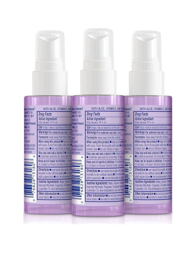 Spray Desinfectante de Manos Wet Ones 55.3ml Aroma Lavanda