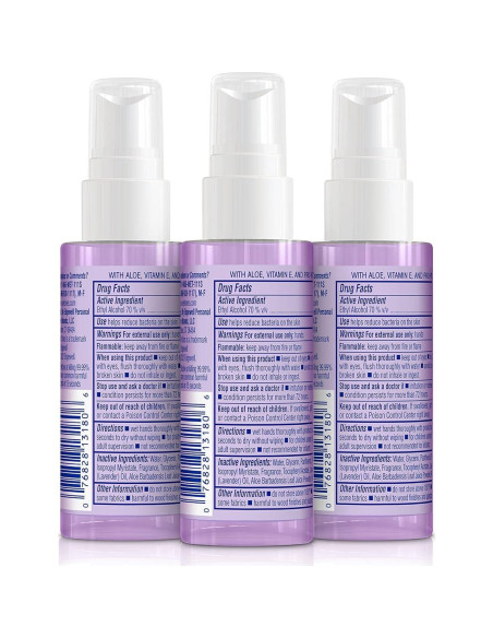 Spray Desinfectante de Manos Wet Ones 55.3ml Aroma Lavanda