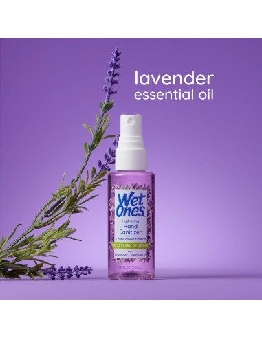 Spray Desinfectante de Manos Wet Ones 55.3ml Aroma Lavanda