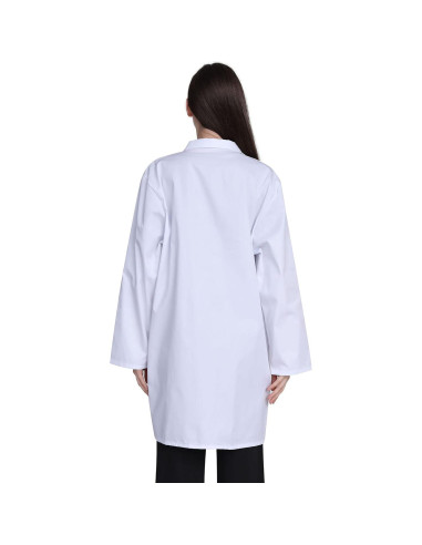 Bata de laboratorio GOQUCHEP para mujer XL blanca