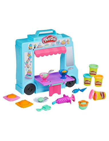 Camión de Helados Play-Doh F1390 con 20 Accesorios