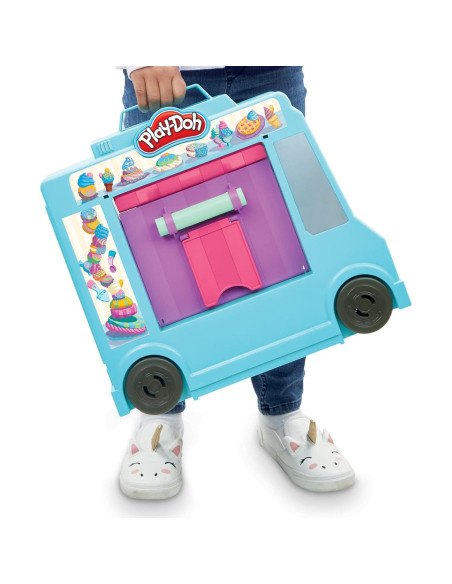 Camión de Helados Play-Doh F1390 con 20 Accesorios