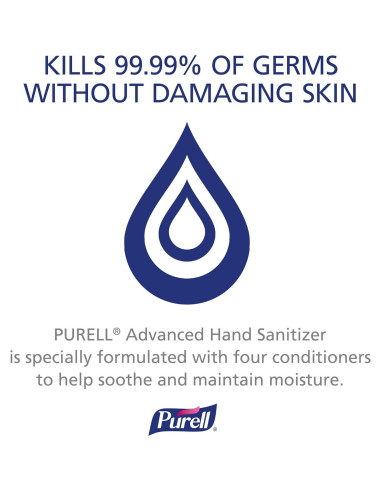 Gel Desinfectante de Manos Purell Advanced 2 oz - Paquete de 6