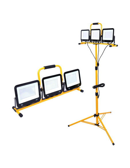 Luz de trabajo LED Aiptertet 22500 Lúmenes 3 cabezales