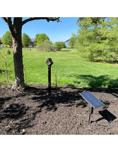 Foco Solar de Jardín Bobcat Lighting - 500 Lúmenes, 3 Colores