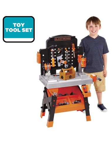 Banco de Trabajo Black+Decker Junior - 75 Herramientas Realistas