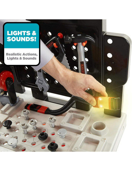 Banco de Trabajo Black+Decker Junior - 75 Herramientas Realistas