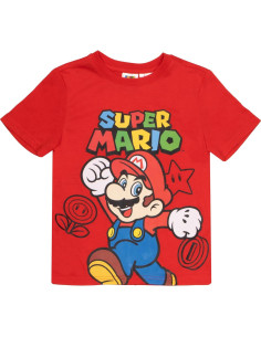 Conjunto 3 Piezas Super Mario para Niños - Camiseta y Pantalones 2