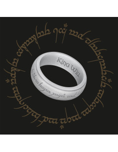 Anillo de Silicona King Will 8mm Plata Hipoalergénico 2