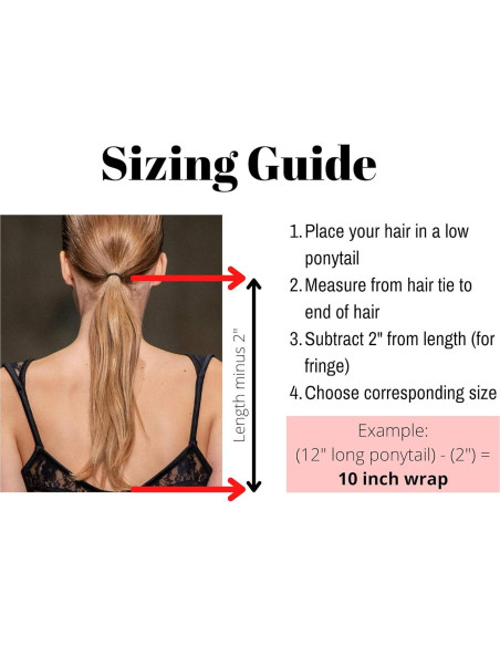 Envoltura de cabello Biker Betty 20 cm cuero brillante