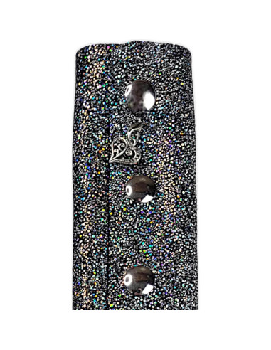 Envoltura de cabello Biker Betty 20 cm cuero brillante