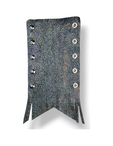 Envoltura de cabello Biker Betty 20 cm cuero brillante