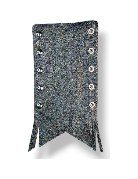 Envoltura de cabello Biker Betty 20 cm cuero brillante