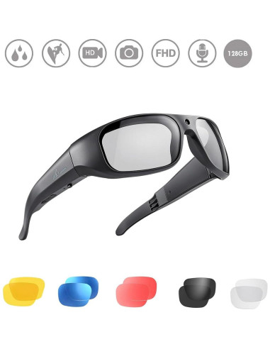 Gafas de Sol Inteligentes OhO 1080P Polarizadas Impermeables