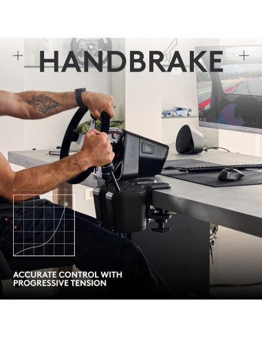 Logitech G RS Shifter y Freno de Mano 2 en 1 para PC