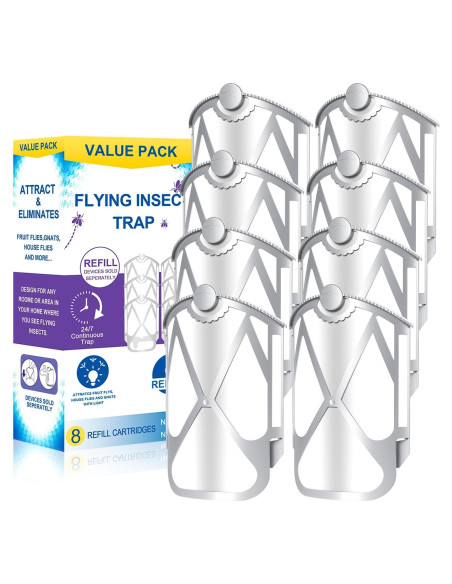 Kit de 8 Recargas Insectos Voladores Compatible ZEVO M364 Max