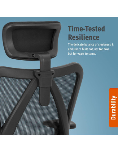 Silla de Oficina Ergonómica Duramont 6 - Ajustable con Soporte Lumbar