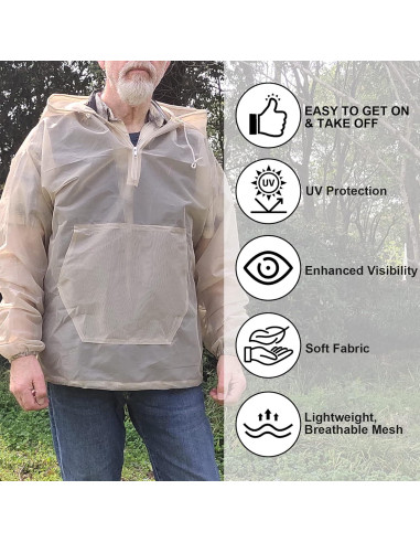 Chaqueta de Malla Aventik para Exterior UV - Talla M