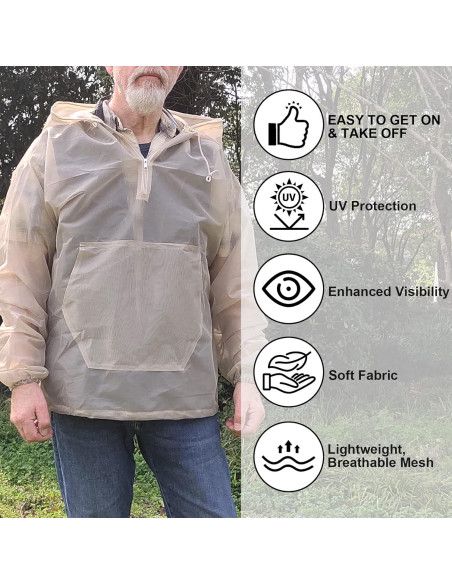 Chaqueta de Malla Aventik para Exterior UV - Talla M