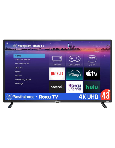 Televisor Westinghouse Roku 4K UHD 109 cm Wi-Fi HDR