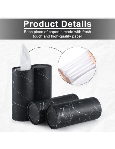 Soporte de Tejidos para Auto SINGARO 4 Paquetes 200 Tejidos