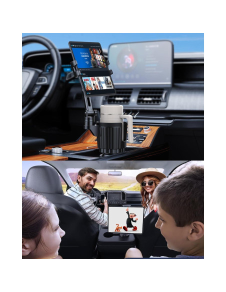 Soporte para Tablet en Portavasos Peastrex Ajustable 3-13"