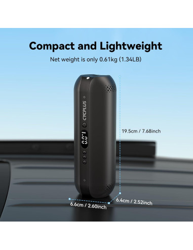 CYCPLUS Inflador de Neumáticos AL1 Inalámbrico 150 PSI