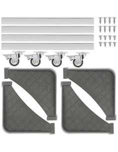 Carro Móvil Telescópico HAKZEON con 4 Ruedas 480 kg 2
