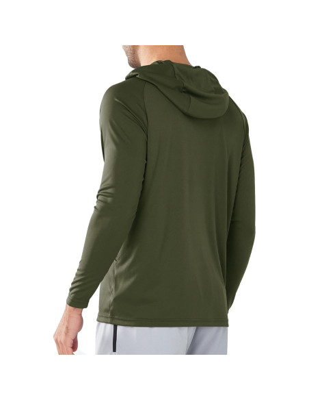 Sudadera con Capucha NORTHYARD UPF 50+ Hombre Verde Militar
