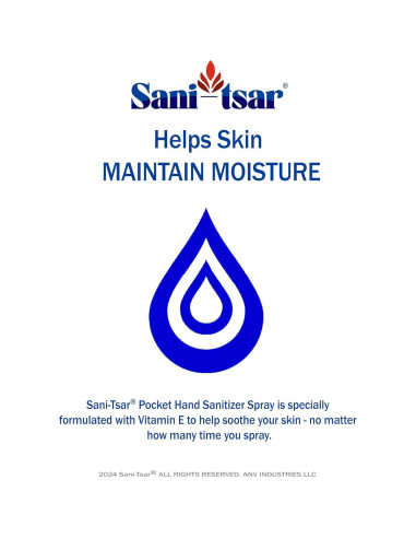 Spray Desinfectante de Manos Sani-Tsar 20ml Pack 3 Viaje