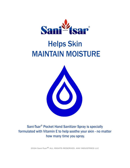 Spray Desinfectante de Manos Sani-Tsar 20ml Pack 3 Viaje