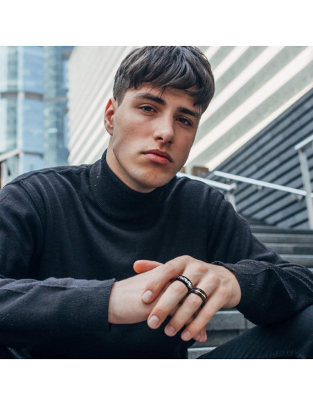 Conjunto de 16 Anillos Fidget Acero Inoxidable Besteel