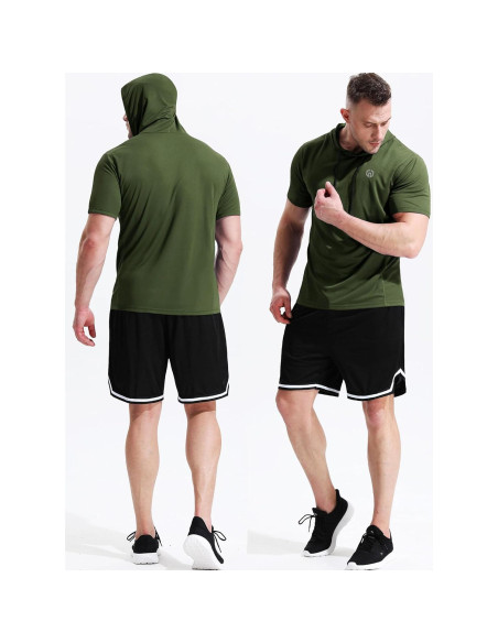 Camiseta Deportiva Neleus Sin Mangas para Hombre - 3 Pzs