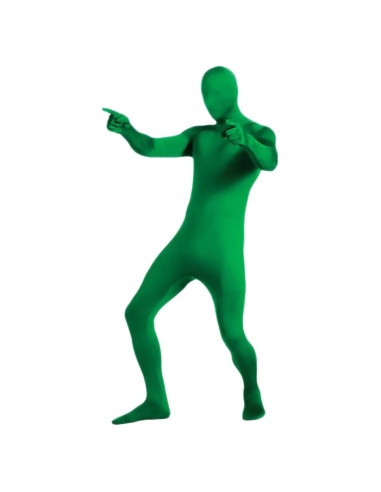 Disfraz Zentai Spandex Unisex Aniler Verde Talla Pequeña