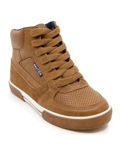 Zapatilla Nautica Oakford para Niños - Botín Alto Marrón