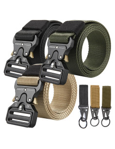 Cinturón Táctico KingMoore 3 Pack Nylon Ajustable