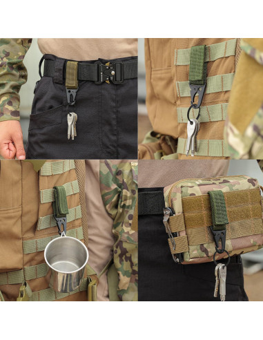 Cinturón Táctico KingMoore 3 Pack Nylon Ajustable