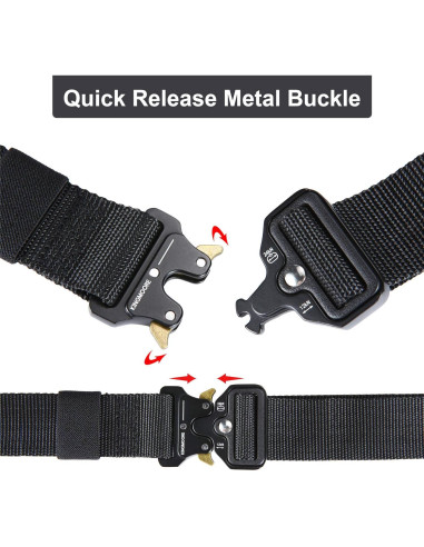 Cinturón Táctico KingMoore 3 Pack Nylon Ajustable