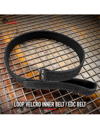 Cinturón Táctico EDC Wolf Tactical Ajustable Negro M