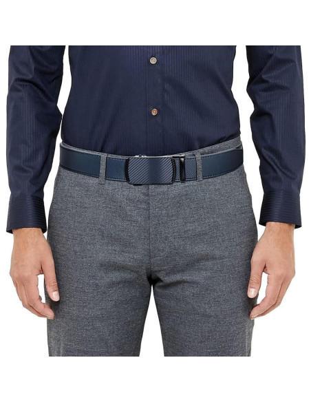 Cinturón DOOPAI de cuero genuino ajustable 3,49 cm