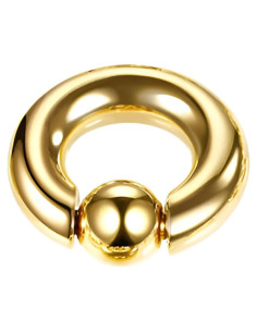 Arete Septum Acero Inoxidable Plata 14mm 2mm Unisex