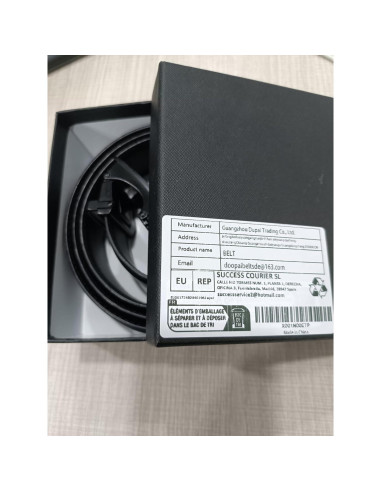 Cinturón DOOPAI de cuero genuino ajustable 3,49 cm